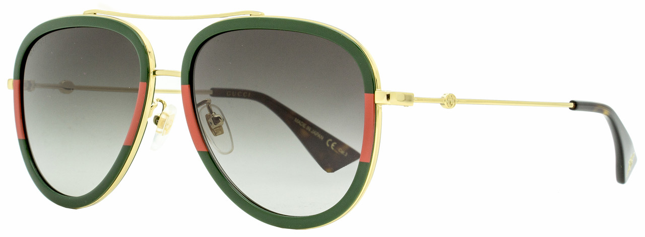 Gucci Aviator Sunglasses GG0062S 57mm 0062