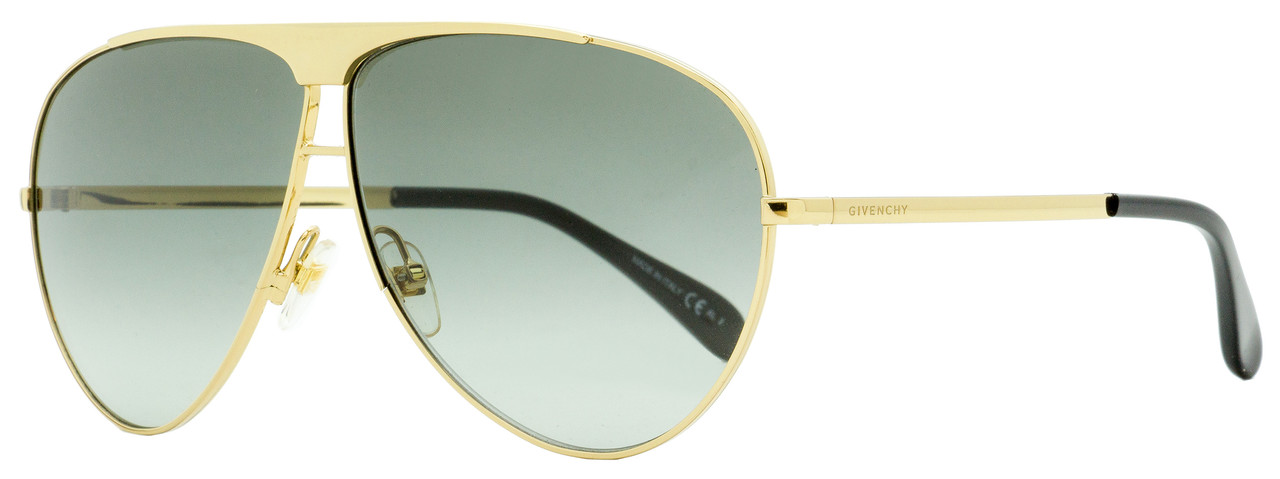 givenchy sunglasses black and gold