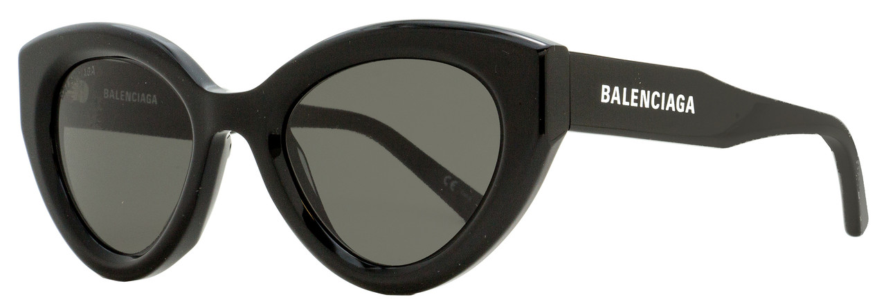 Balenciaga Black Cat-Eye Sunglasses