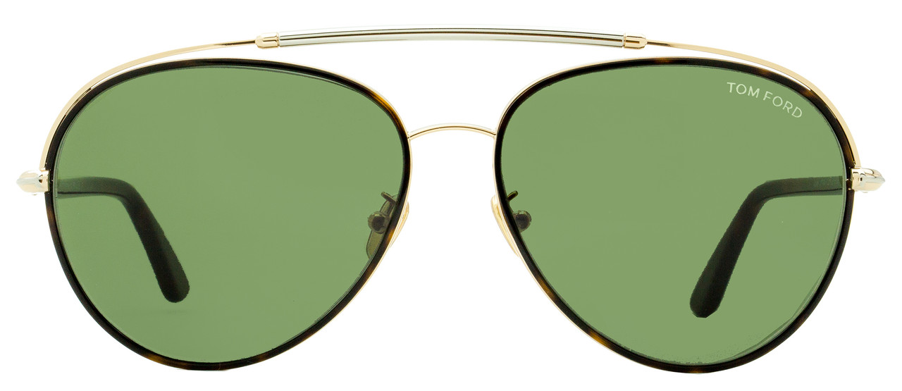 Tom Ford Aviator Sunglasses TF748F Curtis 52N Gold/Dark Havana 62mm FT0748