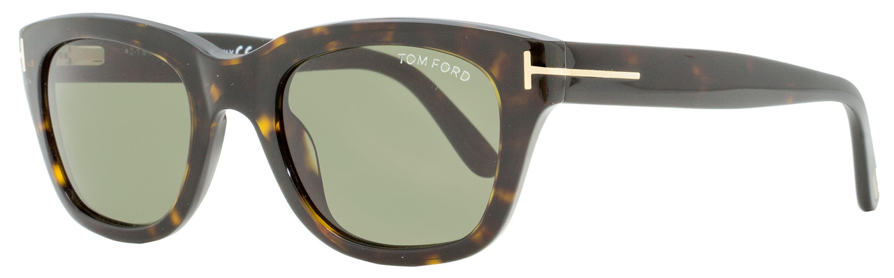 Tom Ford Rectangular Sunglasses TF237 Snowdon 52N Havana 52mm FT0237