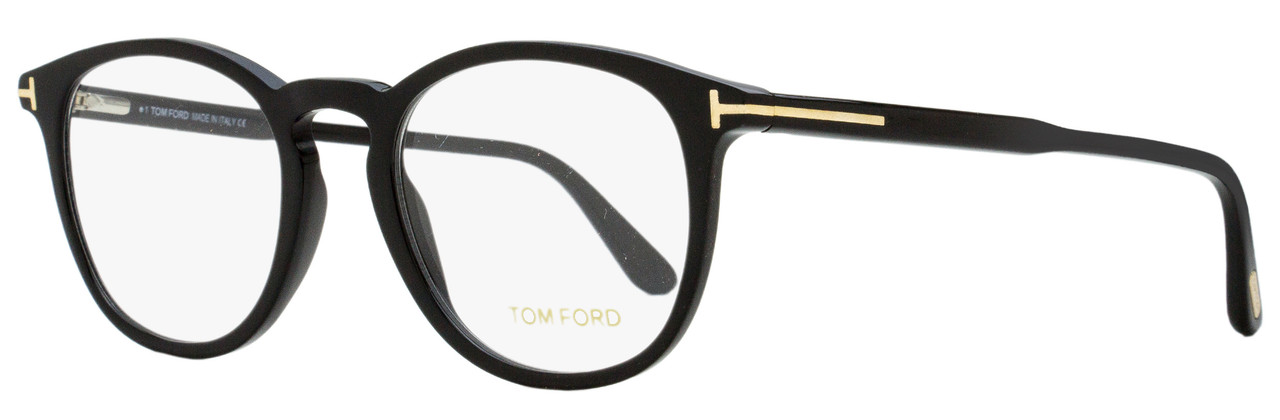 Tom Ford Oval Eyeglasses TF5401 001 Black 51mm FT5401