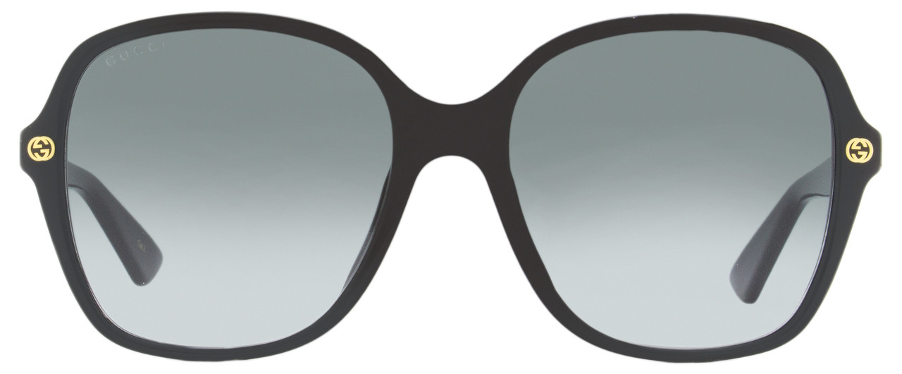 Gucci Square Sunglasses GG0092S 001 Black 55mm 92