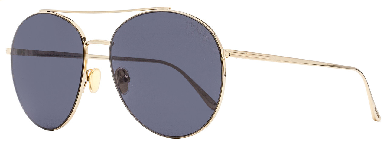 tom ford cleo 59mm aviator sunglasses