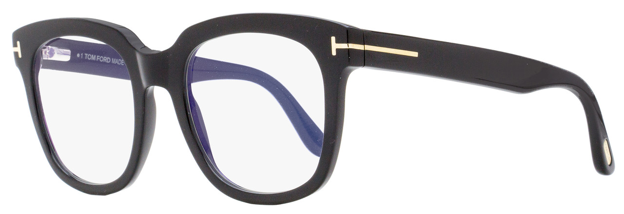 TOM FORD Black Blue Block Square Glasses