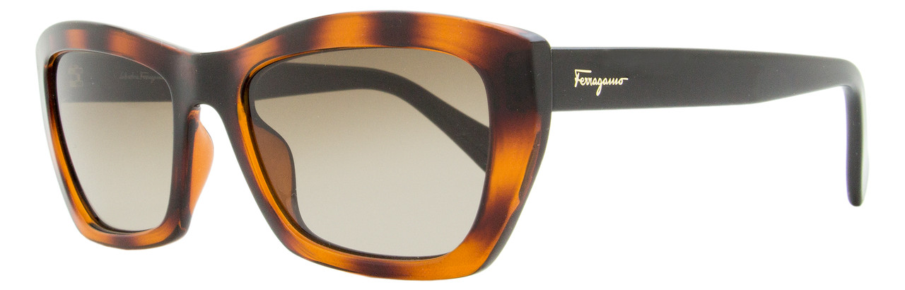 Salvatore Ferragamo Rectangular Sunglasses SF958S 214 Tortoise