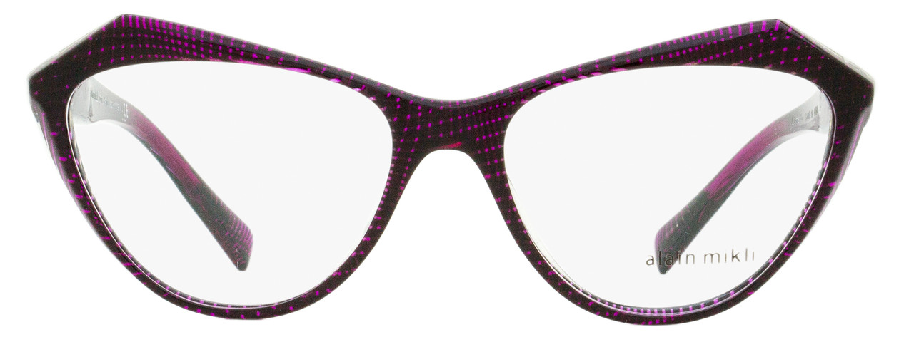 Alain Mikli Lumette Eyeglasses A03089 001 Noir Matrix Fuxia 55mm 3089