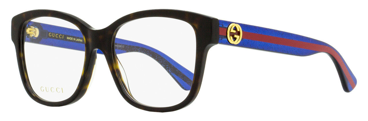 gucci blue eyeglasses