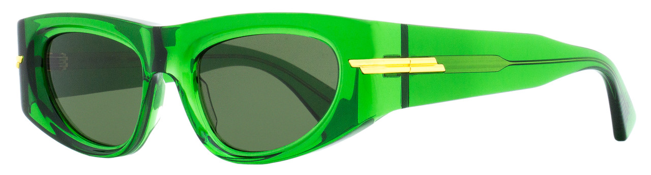 Bottega Veneta Green Cat-Eye Sunglasses