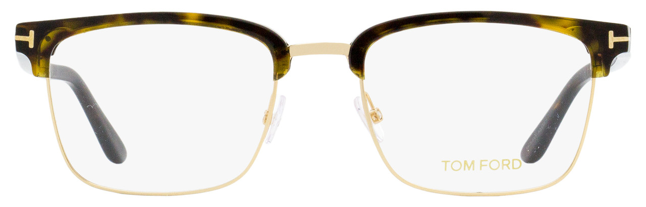 Tom Ford Half-Rim Eyeglasses TF5504 052 Gold/Havana 54mm