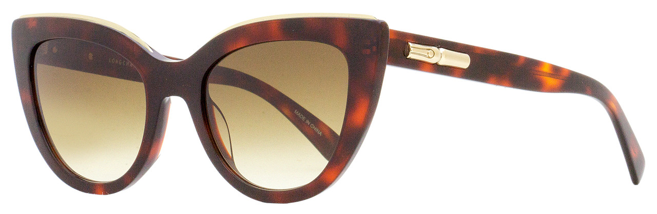 Cateye double frame sunglasses in acetate and metal Dark Havana - LOEWE