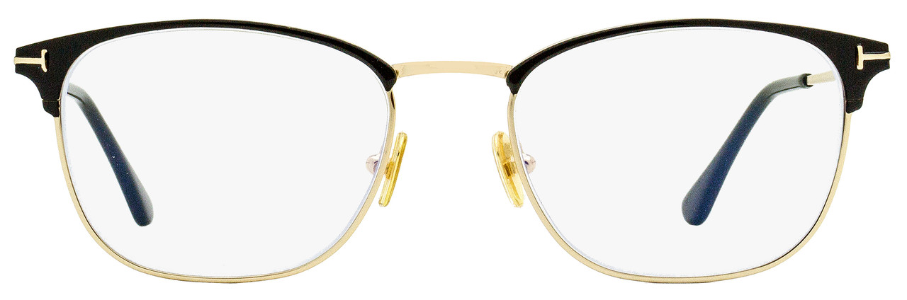 Tom Ford Blue Block Eyeglasses TF5750B 001 Gold/Black 52mm FT5750