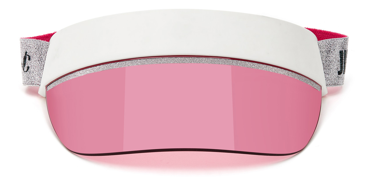 Jimmy Choo Calix Visor VK600 White/Silver/Rose