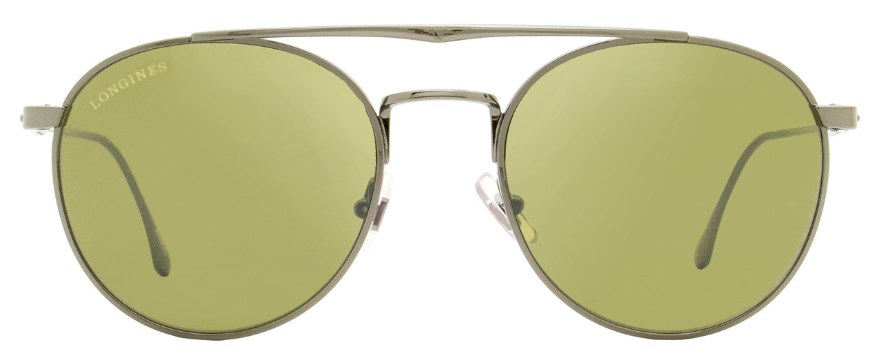 Longines Oval Sunglasses LG0021 08Q Gunmetal 53mm