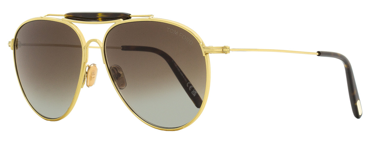 Tom Ford Pilot Sunglasses TF995 Raphael-02 32F Gold/Havana 59mm FT0995