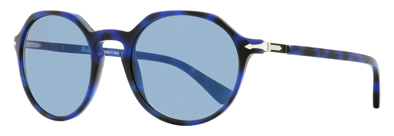 Persol Oval Sunglasses PO3255S 1099/56 Blue Havana 51mm