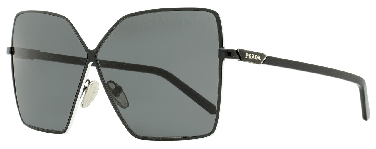 Prada Butterfly Sunglasses SPR50Y 1AB5S0 Black/White 64mm