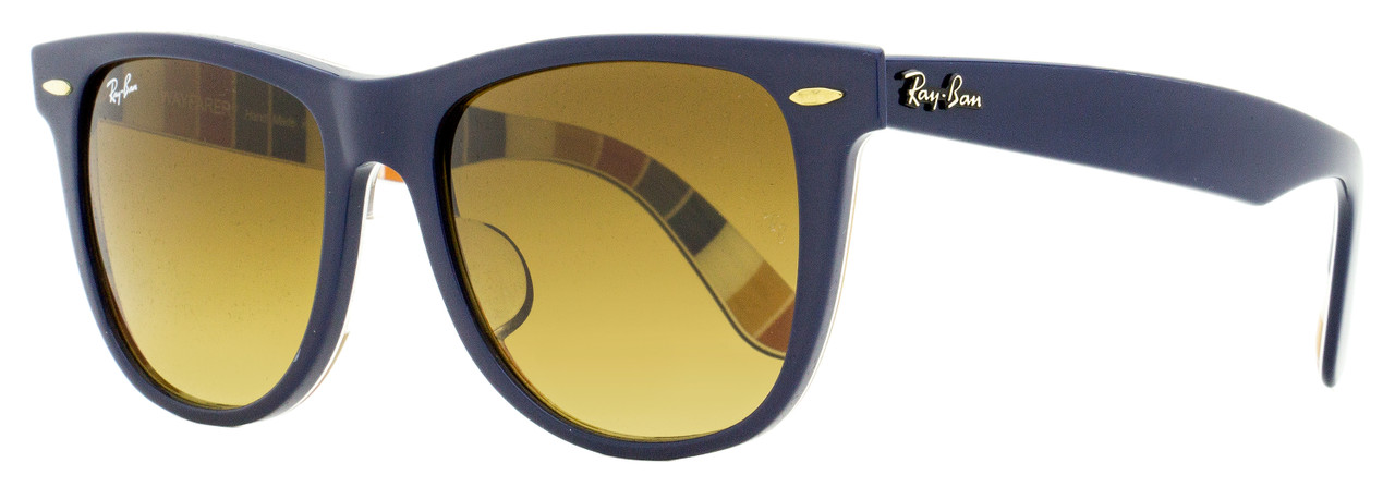 Ray-Ban Low Bridge Fit Sunglasses RB2140F 132085 Dark Blue 54mm