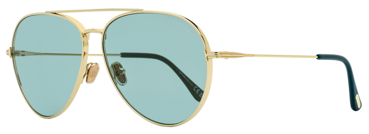 sunglassLA - Casual Brow Bar Detail Slim Temple Metal Frame Aviator Sunglasses  62mm - 62mm - Walmart.com