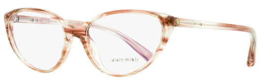 Alain Mikli Cateye Eyeglasses A02003 M0JX Size 56mm Red Pink Gray