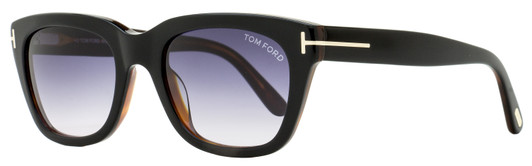 Tom Ford Rectangular Sunglasses TF237 Snowdon 52N Dark Havana 50mm 