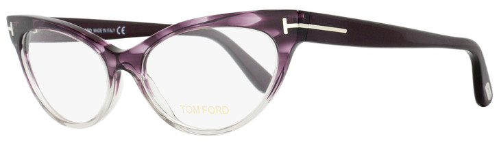 Tom Ford Cateye Eyeglasses TF5317 083 Size: 54mm Violet Melange/Gray FT5317