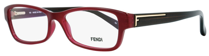 Fendi Rectangular Eyeglasses F1037 603 Size: 52mm Bordeaux/Brown 1037
