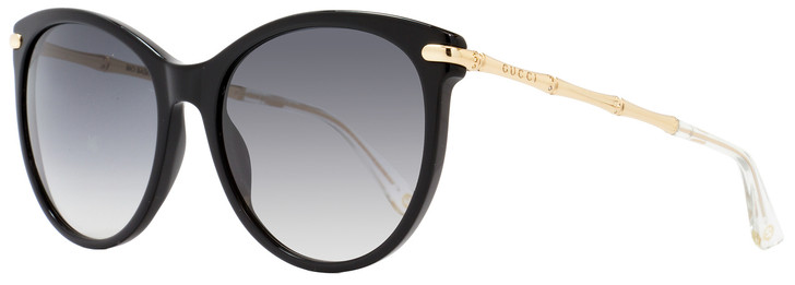 Gucci Oval Sunglasses GG3771S HQWVK Black/Gold 3771