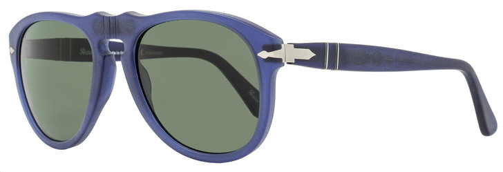 Persol Oval Sunglasses PO649 9020/58 Size: 54 mm Cobalto Antique Polarized 649