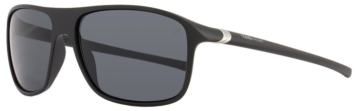 Tag Heuer Square Sunglasses TH6041 27° 101 Matte Black 6041