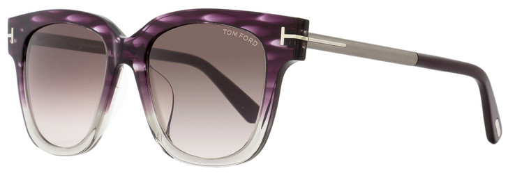 Tom Ford Square Sunglasses TF436F Tracy 83T Violet Melange/Ruthenium FT0436