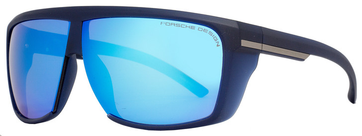 Porsche Design Wrap Sunglasses P8597 C Matte Dark Blue 8597