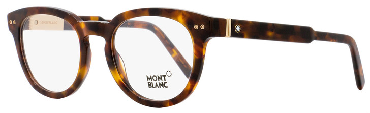 Montblanc Round Eyeglasses MB619 055 Size: 52mm Dark Havana 619
