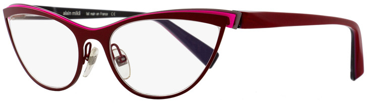 Alain Mikli Cateye Eyeglasses A02003 M0JX Size 56mm Red Pink Gray 2003