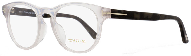 Tom Ford Oval Eyeglasses TF5426F 020 Size: 49mm Transparent/Gray Havana FT5426F