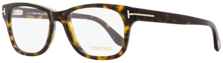 Tom Ford Rectangular Eyeglasses TF5147 052 Havana/Gold 52mm FT5147