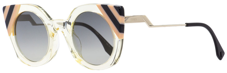 Fendi Round Sunglasses FF0240S 40G9O Clear/Rose/Black 47mm 240