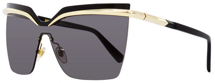 MCM Shield Sunglasses MCM106S 717 Gold/Black 65mm 106