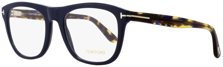 Tom Ford Rectangular Eyeglasses TF5480 090 Navy Blue/Havana 54mm FT5480