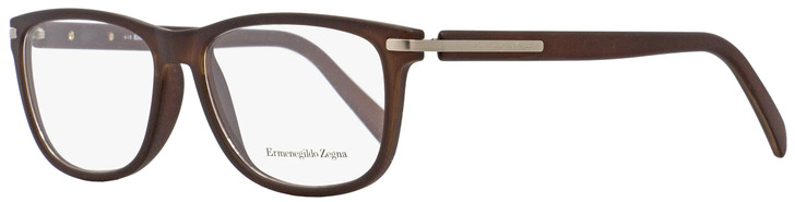 Ermenegildo Zegna Rectangular Eyeglasses EZ5005 049 Matte Dark Brown 55mm 5005