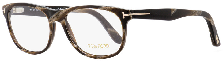 Tom Ford Rectangular Eyeglasses TF5431 062 Brown Horn 53mm FT5431