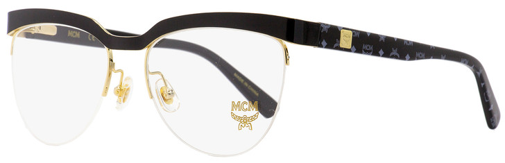 MCM Semi-Rimless Eyeglasses MCM2102 004 Black/Gold 53mm 2102