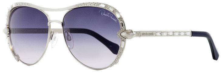 Roberto Cavalli Aviator Sunglasses RC975S Sulaphat 16B Palladium/Blue 59mm 975