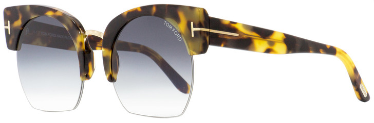 Tom Ford Oval Sunglasses TF552 Savannah-02 56B Tortoise 55mm FT0552