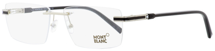 Montblanc Rimless Eyeglasses MB692 016 Palladium/Black 57mm 692