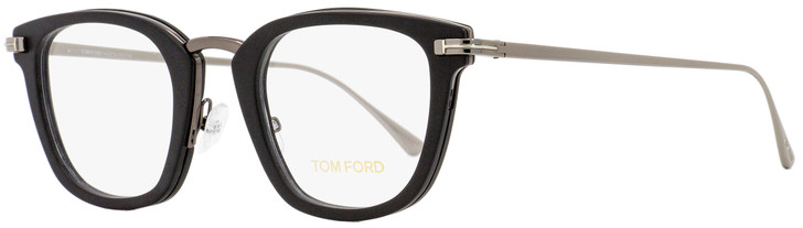 Tom Ford Square Eyeglasses TF5496 005 Matte Black/Ruthenium 47mm FT5496