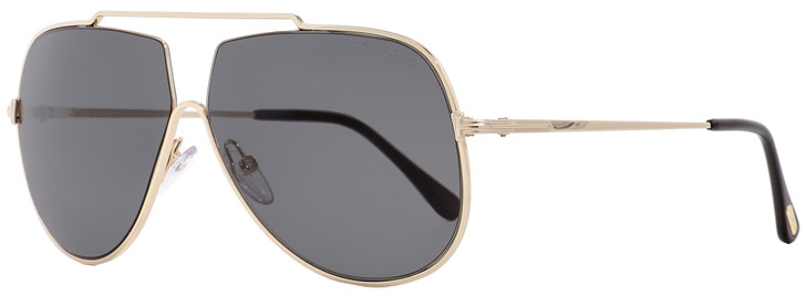 Tom Ford Aviator Sunglasses TF586  Chase-02 28A Gold/Black 61mm FT0586