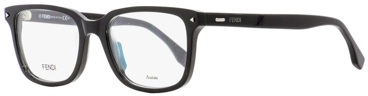 Fendi Rectangular Eyeglasses FF0220 807 Black 52mm 220