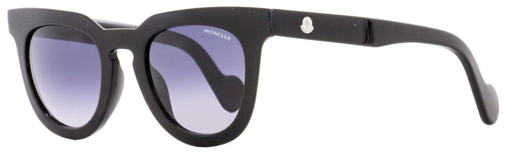 Moncler Oval Sunglasses ML0008 01B Black 48mm 0008