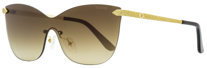 Guess Shield Sunglasses GU7549 32G Gold/Black 0mm 7549